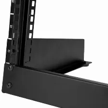Rack Startech.com , Freestanding Rack, 2 Postes, Peso Máximo 50 Kg, Unidades 8u, Incluye Kit De Montaje, Color Negro