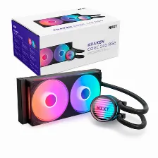 Enfriamiento Liquido Nzxt Kraken Kraken Core 240 Rgb 2 X 12 Cm, 2400 Rpm, Negro