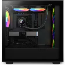 Enfriamiento Liquido Nzxt Kraken 280 Rgb, 2x140mm, Con Lcd, 1500rpm, Negro