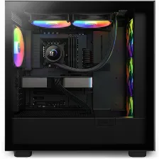 Enfriamiento Liquido Nzxt Kraken 280 Rgb, 2x140mm, Con Lcd, 1500rpm, Negro Open Box