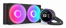 Sistema De Enfriamiento Liquido Nzxt Kraken Elite 280 Rgb 2x14 Cm, 2000 Rpm, Negro
