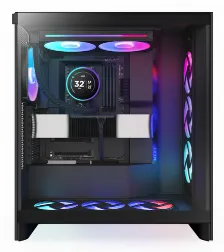 Sistema De Enfriamiento Liquido Nzxt Kraken Elite 280 Rgb 2x14 Cm, 2000 Rpm, Negro