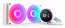 Sistema De Enfriamiento Liquido Nzxt Kraken Elite 280 Rgb, 240mm, 2000 Rpm, Blanco