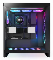 Sistema De Enfriamiento Liquido Nzxt Kraken Elite 360 Rgb 3x120mm, 2400 Rpm, Amd/intel, Negro