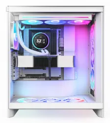 Enfriamiento Liquido_ Nzxt Kraken Kraken Elite 360 Rgb 3 X 12 Cm, 2400 Rpm, Blanco