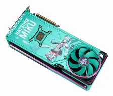 Tarjeta De Video Asus Rog Astral Rtx5080 Hatsune Miku Edition, 16gb, 256bit, Gddr7, Pci Express 5.0