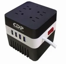 Regulador Cdp Ru-avr 604, 300w, 600va, Entrada 120v, Salida 120v, 4 Salidas