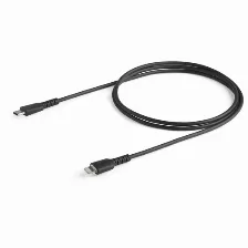 Cable Para Móvil Startech.com 1 M, Usb C A Lightning, Negro