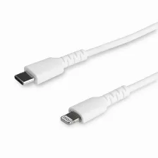 Cable Para Móvil Startech.com 1 M, Usb C A Lightning, Blanco