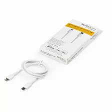 Cable Para Móvil Startech.com 1 M, Usb C A Lightning, Blanco