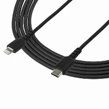Cable Para Móvil Startech.com 2 M, Usb A A Lightning, Negro