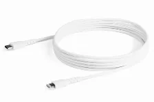 Cable Para Móvil Startech.com 2 M, Usb C A Lightning, Blanco