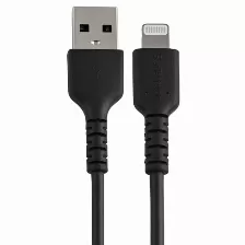 Cable Para Móvil Startech.com 0.3 M, Usb A A Lightning, Negro