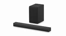 Barra De Sonido Lg S40t 2.1, Usb, Bt, Inalámbrico Y Alámbrico, Negro