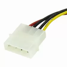 Cable Adaptador De 15cm De Alimentación Molex Lp4 4 Pines A Sata 15 Pines (satapowadap)