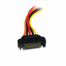 Cable De Poder Startech.com Sata 15 Puntas, Sata 15 Puntas, 0.3048 M, Multicolor