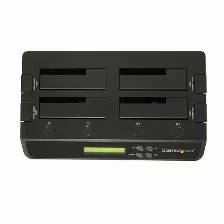 Docking Station Startech.com Clonador Borrador Autónomo Usb 3.0 / Esata A Sata De 4 Bahías Para Discos Duros Y Ssds 1:3 - Docking Station - Sanitizador, Duplicador De Discos Duros, 3 Copias, Usb/es...