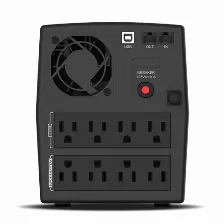 No Break Smartbitt Smart Interactive 2400 2.4 Kva / 1200 W, 150 J, Entrada 148 V, 8 Salidas Ac, Negro