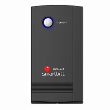 No Break Smartbitt Sbnb600 600va, 300w, 4 Contactos, 110v, 1 Bateria 12vdc 4.5ah, Negro