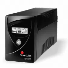 No Break Smartbitt Sbnb900lcd, 6 Contactos, 45 Min, 900va, 480w, 120vca, 40db, Negro