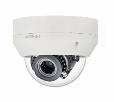 Cámara Vigilancia Hanwha Scv-6085r Domo, Interior Y Exterior, Ip66, Marfil