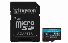 Memoria Micro-sd Kingston Technology Canvas Go Plus 128gb, 200 Mb/s, Clase 10