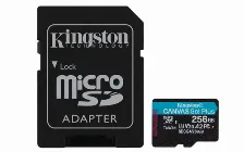 Memoria Micro-sd Kingston Technology Canvas Go Plus 256gb, 200 Mb/s, Clase 10