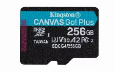 Memoria Kingston Technology Canvas Go! Plus 256 Gb, Velocidad 200 Mb/s, Clase 10