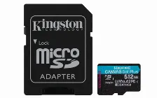 Memoria Micro-sd Kingston Technology Canvas Go Plus 512gb, 200 Mb/s, Clase 10