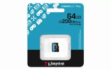 Memoria Kingston Technology Canvas Go! Plus 64 Gb, Velocidad 200 Mb/s, Clase 10