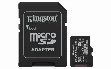 Memoria Micro Sd Kingston 128gb, Technology Canvas Select Plus Gen3, Velocidad 150 Mb/s, Clase 10