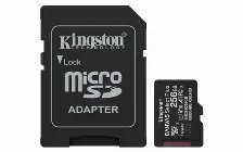 Memoria Micro Sd Kingston 256gb, Technology Canvas Select Plus Gen3 , Velocidad 150 Mb/s, Clase 10