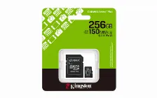 Memoria Micro Sd Kingston 256gb, Technology Canvas Select Plus Gen3 , Velocidad 150 Mb/s, Clase 10