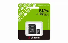 Memoria Micro Sd Kingston 512gb, Technology Canvas Select Plus Gen3, Velocidad 150 Mb/s, Clase 10
