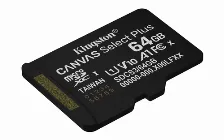 Memoria Kingston Technology Canvas Select Plus Gen3 64 Gb, Velocidad 100 Mb/s, Clase 10