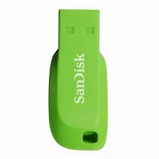 Memoria Usb 2.0 Sandisk Cruzer Blade 16gb Verde (sdcz50c-016g-b35ge)