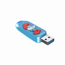 Memoria Sandisk 128gb Usb 3.2 Smurfs Papa Pitufo Lectura 130mb/s Sdczis-128g-g46