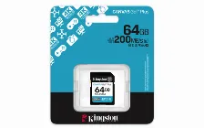 Memoria Kingston Technology Canvas Go! Plus Canvas Go! Plus 64 Gb, Velocidad 200 Mb/s, Clase 10