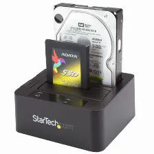 Docking Station Startech.com Docking Station Esata Usb 3.0 Con Uasp De 2 Bahías Para Disco Duro O Ssd Sata De 2.5 O 3.5 Pulgadas, Unidad De Disco Duro, Ssd, Serial Ata Iii, 2.5,3.5