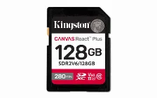 Memoria Kingston Technology Canvas React Plus 128 Gb, Velocidad 280 Mb/s, Clase 10