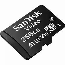 Memoria Micro Sd Sandisk Video, 256gb, Uhs-i, Clase 10, Videovigilancia 24/7