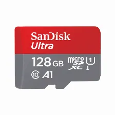Memoria Sandisk Ultra Micro Sd 128gb, Clase 10
