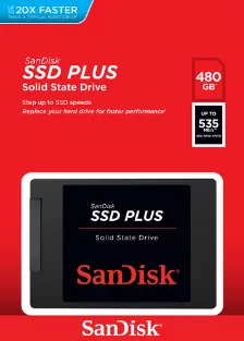Ssd Sandisk Plus 480gb, 2.5