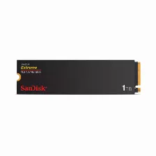 Ssd Sandisk Extreme Nvme, 1tb, Pci Express 4.0, M.2, Escritura 4900mb/s, Lectura 5150mb/s