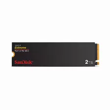 Ssd Sandisk Extreme 2tb, M.2, Nvme, Pci-e 4.0, Lectura 5150 Mb/s, Escritura 4850 Mb/s