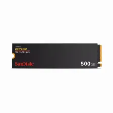 Ssd Sandisk Extreme Nvme, 500gb, M.2, 4000 Mb/s Escritura, 5000 Mb/s Lectura, Pci Express 4.0