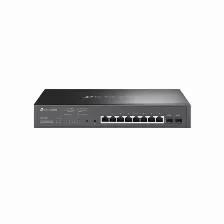 Switch Tp-link Omada Tl-sg2210mp Gestionado, L2/l2+, Rj-45 8, Gigabit Ethernet (10/100/1000), (poe +) 8, 1u, Negro