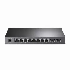 Switch Tp-link Jetstream Tl-sg2210p Gestionado, L2/l4, Rj-45 8, Gigabit Ethernet (10/100/1000), Negro