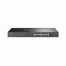 Switch Tp-link Omada Sg2218p Gestionado, L2/l2+, Rj-45 16, Gigabit Ethernet (10/100/1000), 1u, Negro