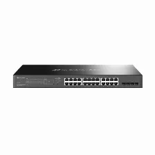 Switch Tp-link Omada Tl-sg2428p Gestionado, L2/l2+, Rj-45 24, Gigabit Ethernet (10/100/1000), (poe +) 24, 1u, Negro